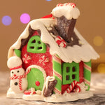 décoration noël miniatures maison leds flocons neige personnages motifs traditionnels festifs