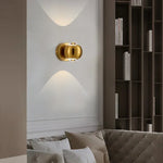 applique murale led verre or noir moderne brillants intérieur salon chambre