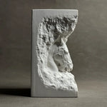 statue cheval blanc relief classique décoration intérieure esthétique blanche maison moderne nouvelle chambre salon