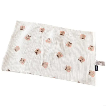 coussin bébé blanc animaux lapins chevaux doux confortable étanche polyester coton