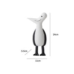 décoration maison moderne figurines résine décoratives nordique chic blanc noir