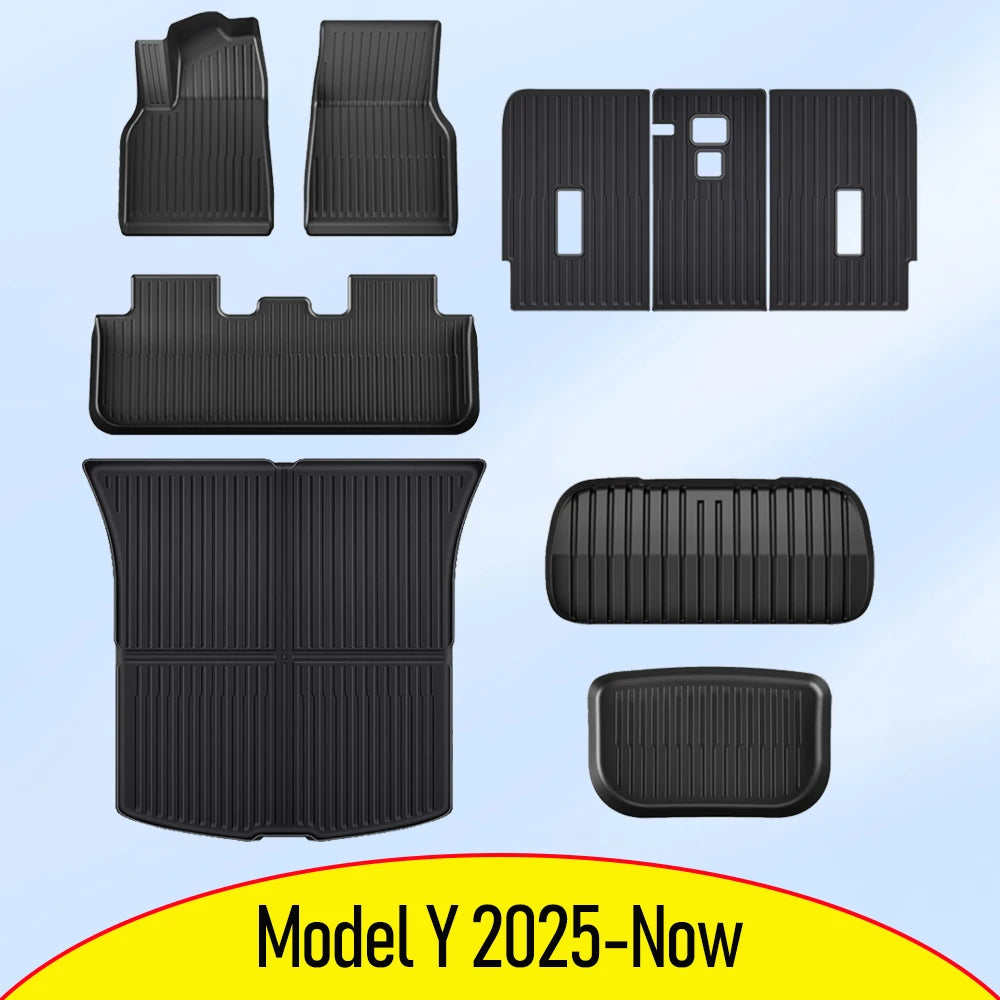 tapis sol voiture noir rayures horizontales moderne tpe antislip intérieur auto rechargeable posable