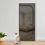 filet sécurité porte blanc maille fine moderne adhésif 100x210cm 80x210cm 90x210cm protection animaux évitement