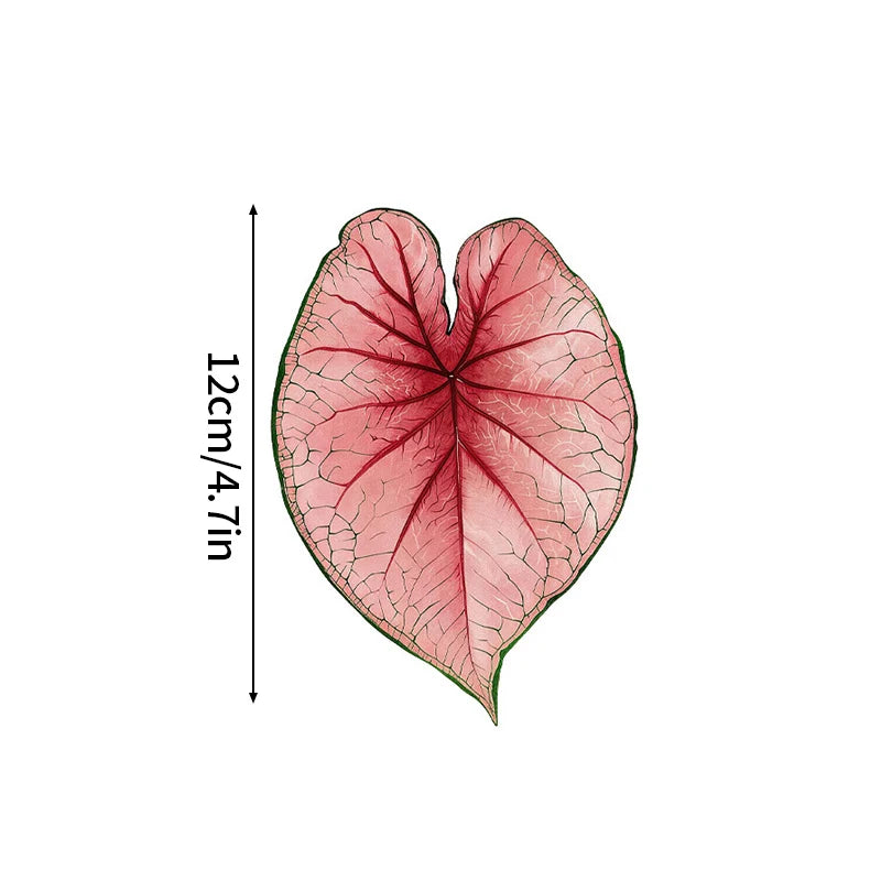 coasters feuilles tropicales vert blanc rose antidérapants moderne protége comptoir cuisine
