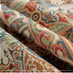 serviette table patchwork géométrique rouge réutilisable boho chic extérieur fête
