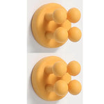 crochets adhésifs pvc moderne porte savon multi usage rangement mur orange rose gris noir