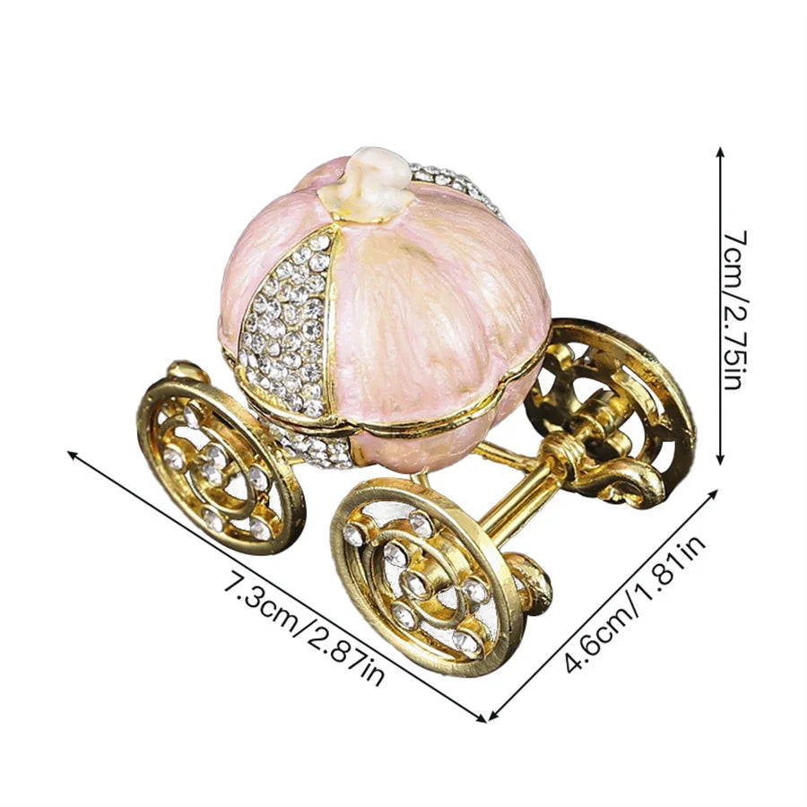 boîte bijoux vintage rose fleurs blanches oreilles anneaux broches élégante dorée transparente cadeau anniversaire