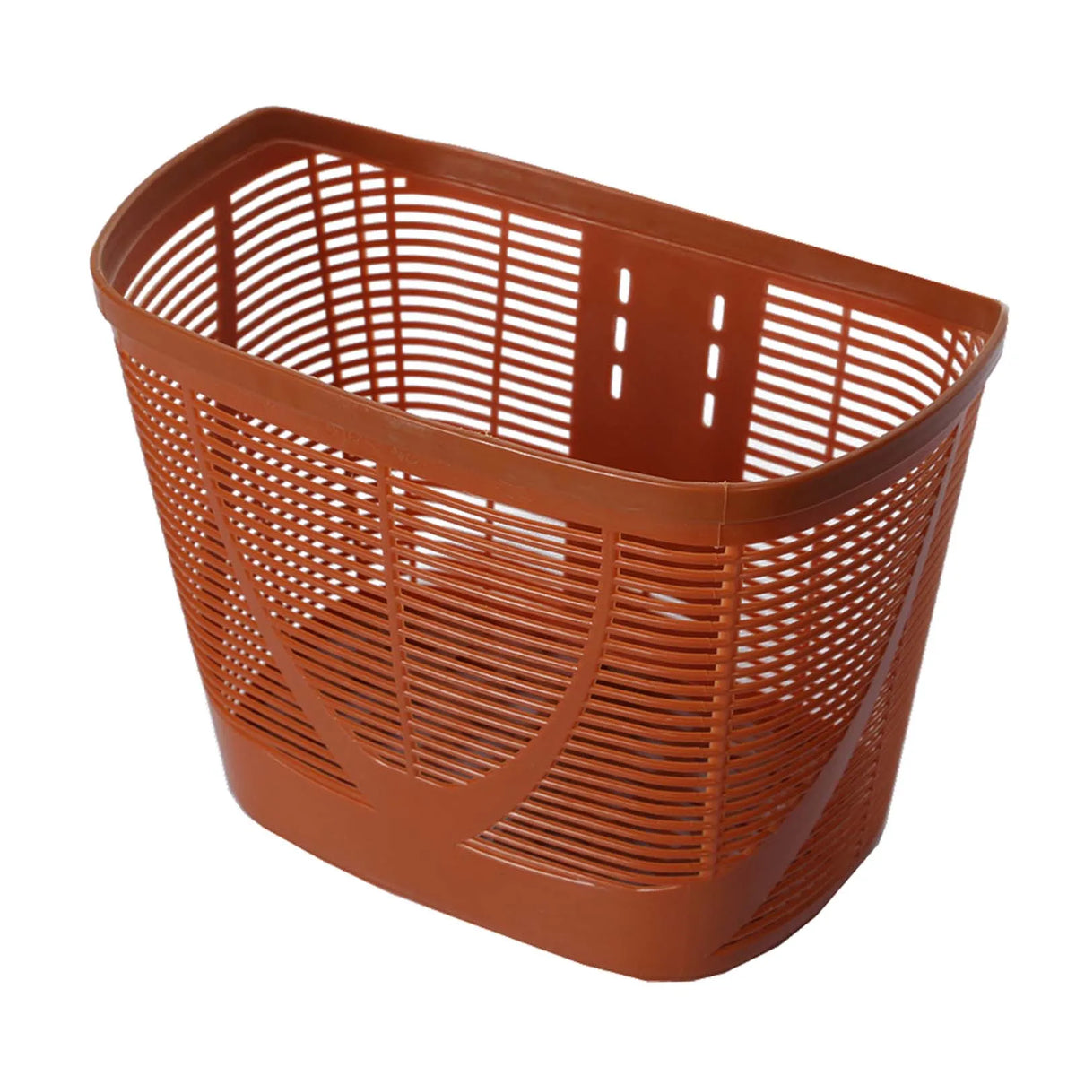 panier vélo avant rangement tissé étanche détachable facile installer traditionnel fixations couleur marron gris