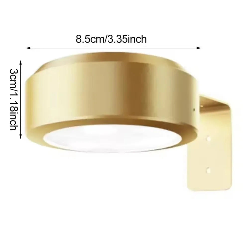lampe murale led or moderne télécommande éclairage quotidien fixée mur