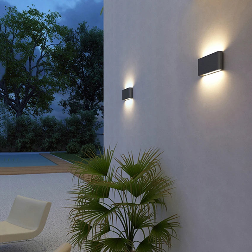 applique murale led moderne minimaliste blanc gris foncé 90x115x28 90x175x28 watts