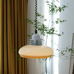 lampe suspendue moderne beige noir tringle câble flexible salon chambre restauranthôtel exposition