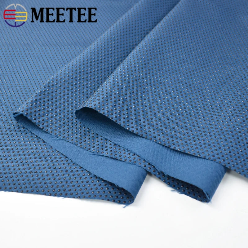 tissu antidérapant polyester acrylique blanc noir bleu gris moderne perforations 150cm non slip