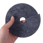 disques feutre gris simples protéger arbres sol 13cm 20cm 22cm 25cm 28cm 34cm