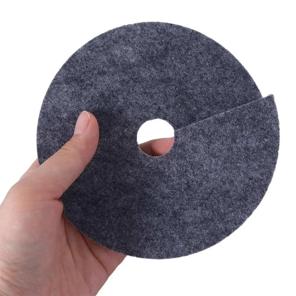 disques feutre gris simples protéger arbres sol 13cm 20cm 22cm 25cm 28cm 34cm