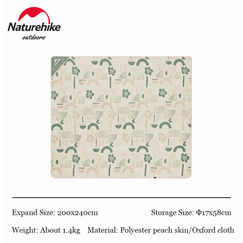 tapis pique nique imperméable motif floral toile veloutée sol moderne portable extérieur plage camping