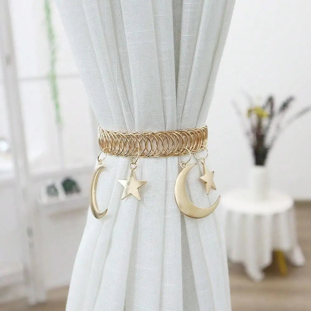 bracelet vintage boho lune étoiles anneaux bronze opalescent artisanal unique quà mode accessoris