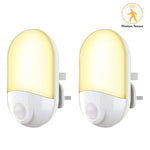 veilleuse souris mouvement blanc jaune moderne minimaliste éclairage détecteur prise électrique