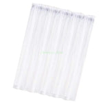 rideaux voilages blancs classiques translucides fenêtres boutique hospitalière stores romains plissés ourlet froncé