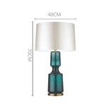 lampe table moderne verre texturé abat jour finition dorée éclairage élégant noir blanc gris