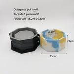moules silicone pots fleurs diy craft release facile modernes grises blanches