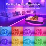 ruban led multicolore 5v adhésif moderne télécommande synchronisation musicale 18led 20m