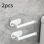 porte serviettes papier noir adhésif moderne salle bains papier toilette cuisine rouleau support étanche