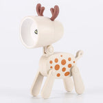 veilleuse pliante animaux chien girafe lampe table bleu jaune rose modernes clips