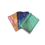 serviettes yoga imprimées floral abstrait géométrique moderne turquoise noir violet rose bleu vert