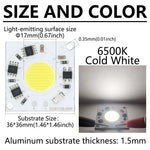 ampoule led cob 30w blanc froid chaud spot inondation industrielle technique