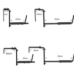 support pots fleurs suspendus balcon railing noir moderne industrial adjustable planters bracket hanging garden