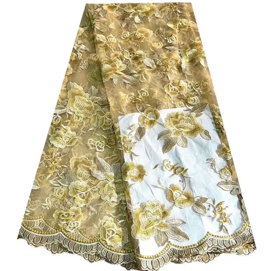 tissu tulle brodé fleurs rouge rose violet transparent occasion importante robe soirée cérémonie