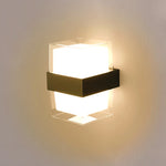 applique murale led moderne transparente blanc noir éclairage intérieur extérieur étanche ip65