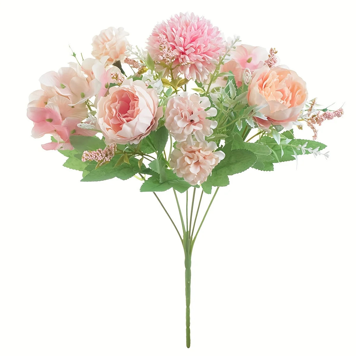 décoration intérieure bouquet fleurs artificielles pivoine hortensia modernes mariage anniversaire baby shower