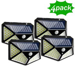 lumière solaire led capteur mouvement ip65 protection moderne noire quadrilléeextérieur autonomepas cher camping jardin