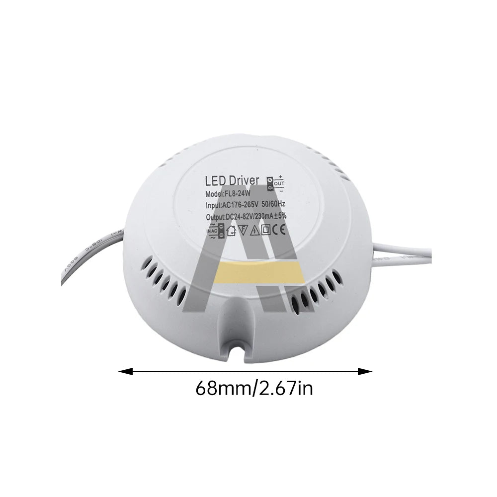 driver led blanc moderne adhésif câbles blancs 24v 36v 8w 24w