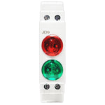 interrupteur led couleur rouge blanc vert moderne compact translucent fixation