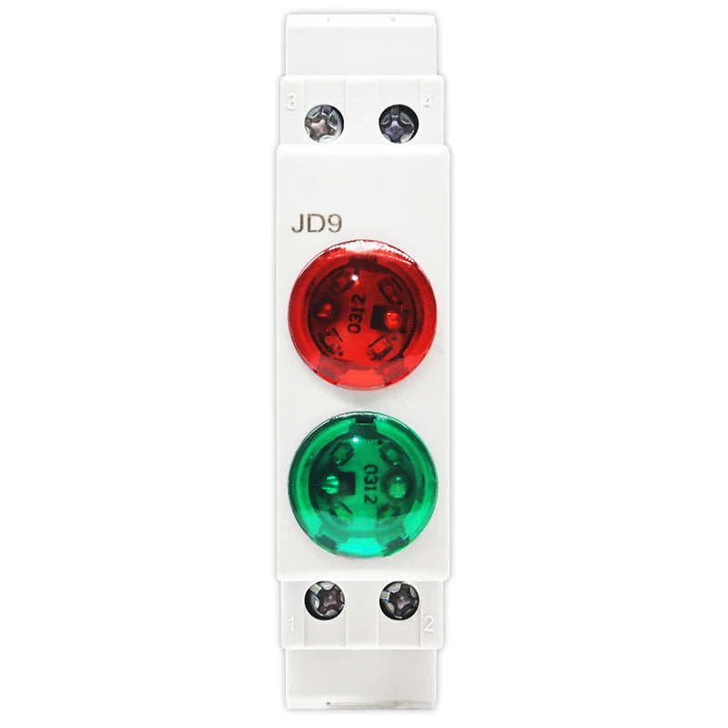 interrupteur led couleur rouge blanc vert moderne compact translucent fixation