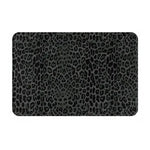 tapis moderne imprimé léopard noir gris durable imperméable mousse polyester 120x160cm