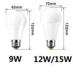 ampoule led e27 blanc moderne 9w 12w 15w sensor crépuscule veilleuse intelligente sécurité aluminium