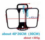 support sac dos pliant brompton aluminium alliage noir clips bandes élastiques ajustables sac dos