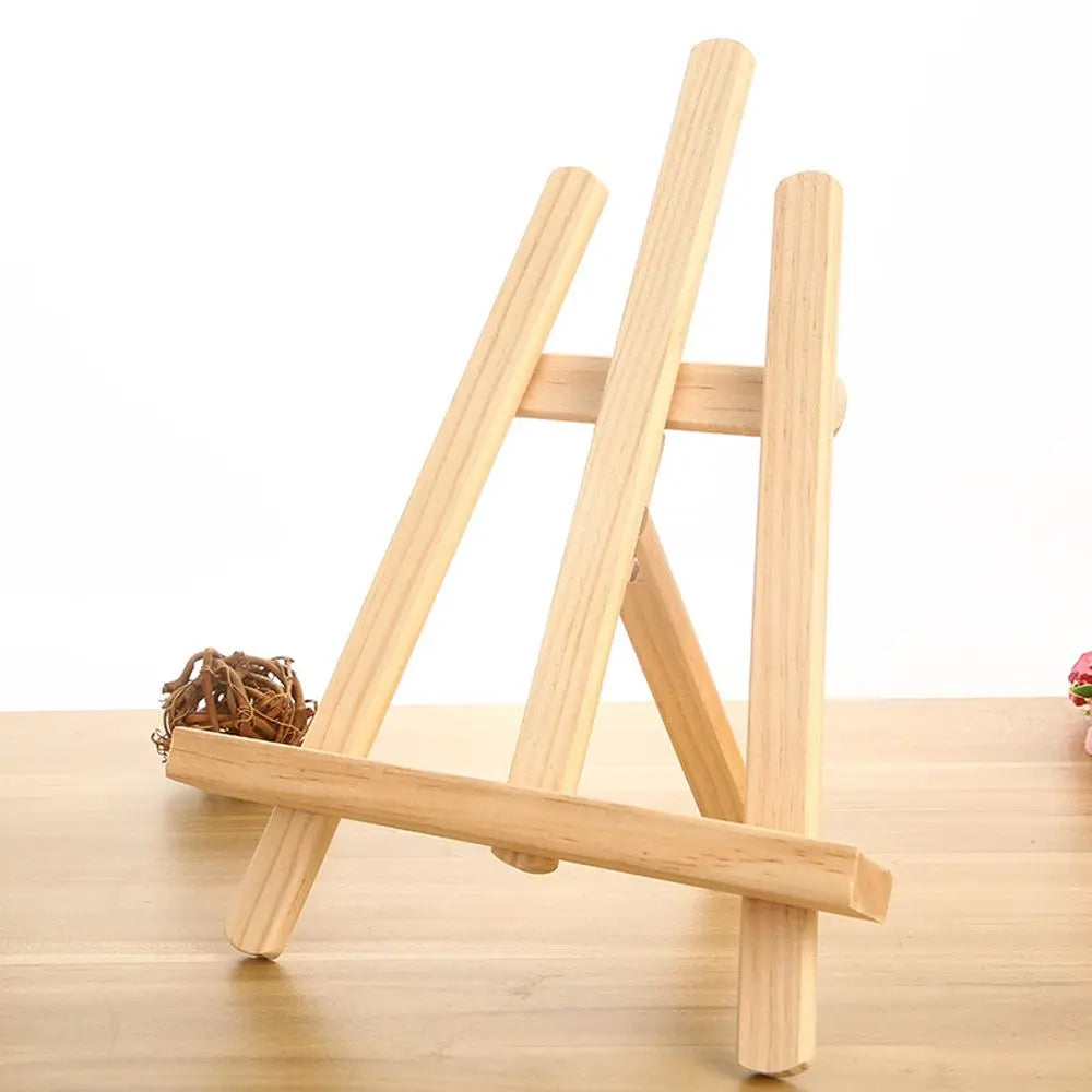 chevalet peinture bois minimaliste support tableau exposition stand étagère dessin simple présentoir