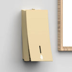 distributeur savon liquide mains abs blanc gris beige texture lisse moderne fixation murale push