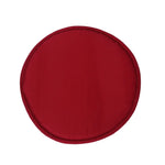coussin chaise rond 30cm polyester uni moderne marron orange bleu vert rouge gris beige