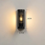applique murale contemporaine noir led éclairage maison transparente fixations classique