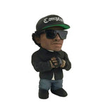 statue résine figurine tupac biggie pop art multicolore bandana tatouages chaîne dorée lunettes soleil
