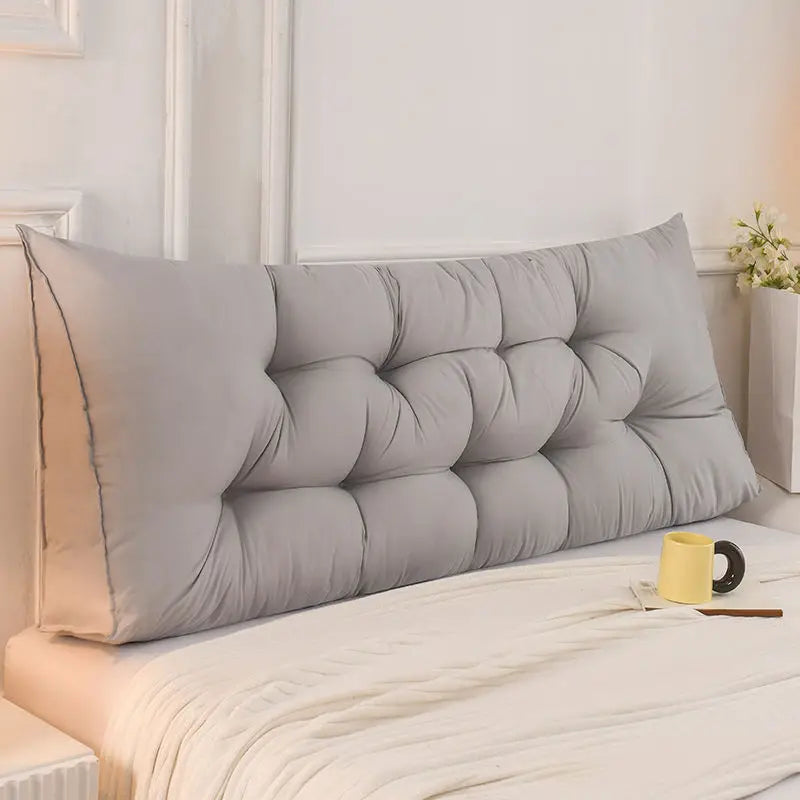 coussin lit triangulaire mousse mémoire forme tufté dossier canapé moderne support dos