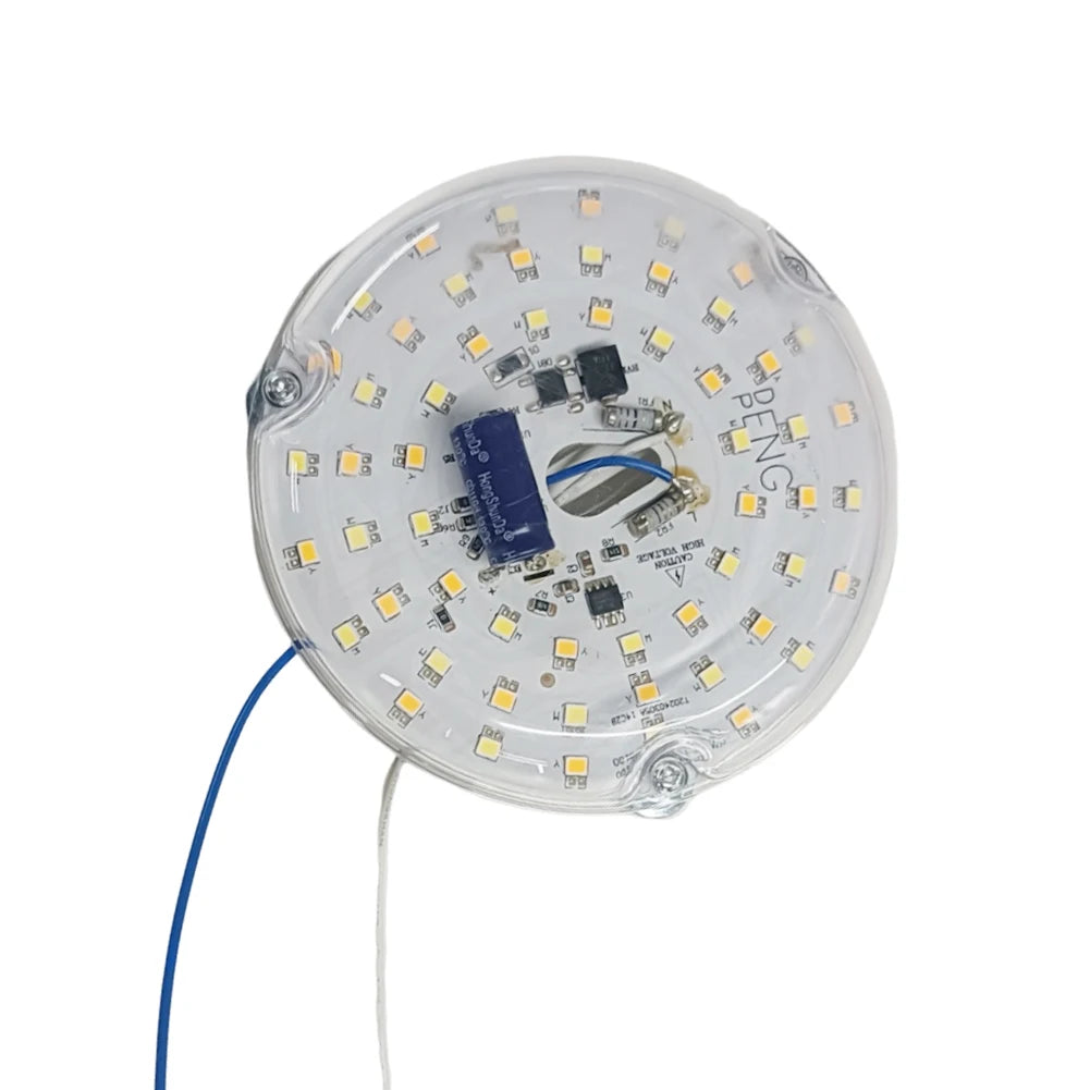 Module lumineux LED ventilateur 24W couleurs blanc blancchaud blancneutre moderne