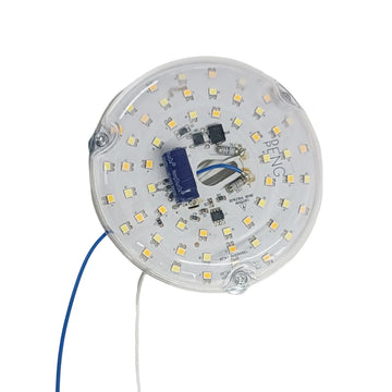 Module lumineux LED ventilateur 24W couleurs blanc blancchaud blancneutre moderne