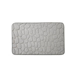 tapis bain antidérapant imitation galets gris marron beige moderne zen