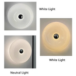 lampe sol moderne blanc orange adhésive éclairage quotidien salle manger contemporain
